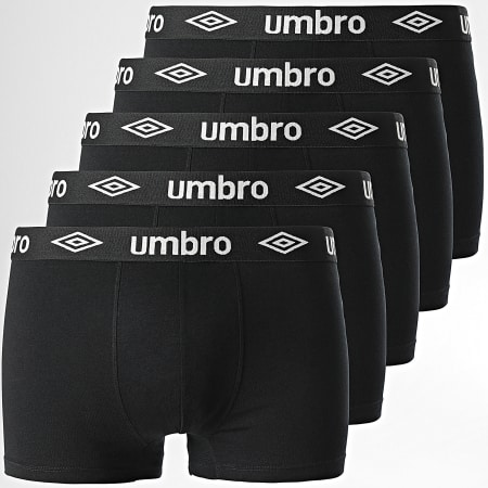 Umbro - Lot De 5 Boxers Sport Noir