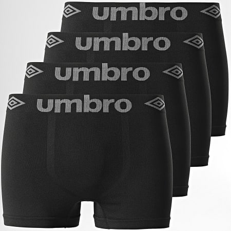 Umbro - Lot De 4 Boxers Sport Noir
