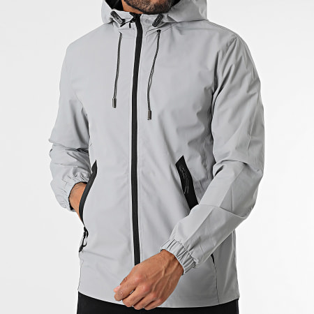 Zayne Paris  - Coupe-Vent Capuche Gris