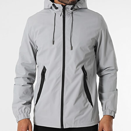 Zayne Paris  - Coupe-Vent Capuche Gris
