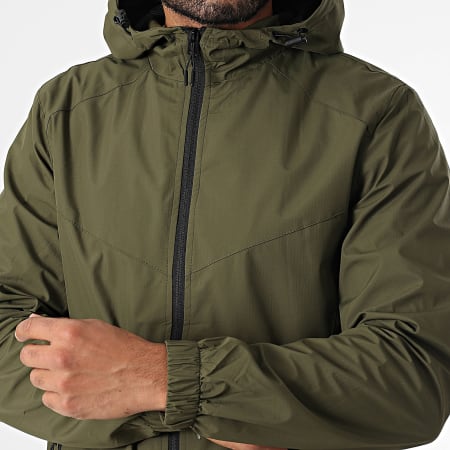 Zayne Paris  - Coupe-Vent Capuche Vert Kaki