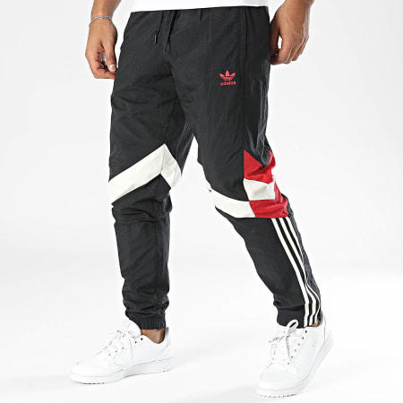 Adidas Originals - Pantalon Jogging Manchester United FC IS6527 Noir Blanc Rouge