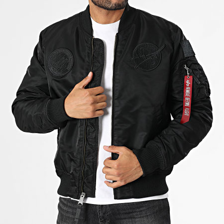 Alpha Industries Bomber MA 1 VF Nasa Noir Ryses