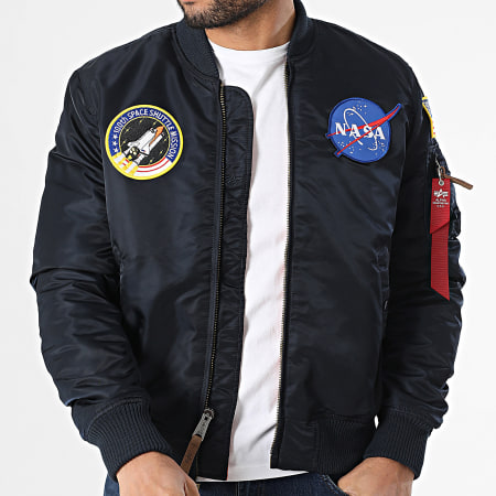 Alpha Industries - Bommenwerper MA-1 VF Nasa marineblauw
