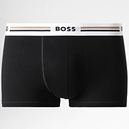BOSS - Lot De 3 Boxers 50492200 Noir Bleu Marine Vert Kaki