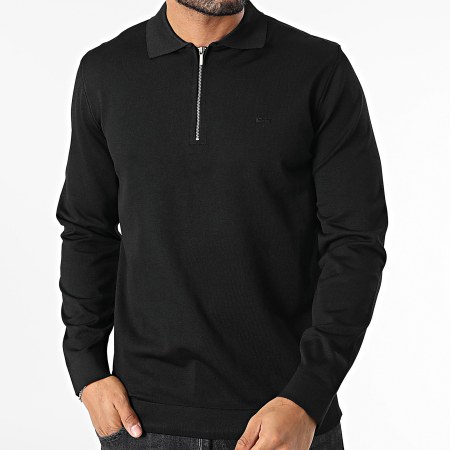 Classic Series - Pull Col Zippé Noir