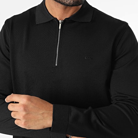 Classic Series - Pull Col Zippé Noir