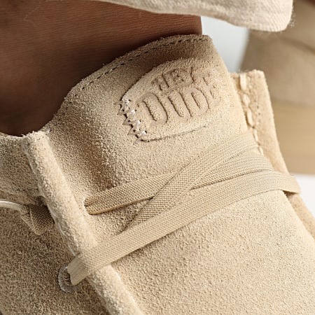 Hey Dude - Wally Comf Suede Tan loafers