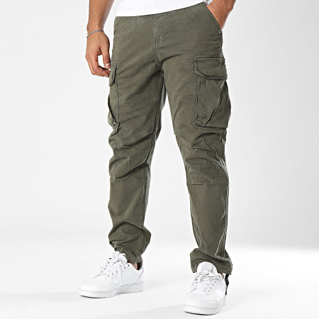 KZR - Pantalón cargo verde caqui