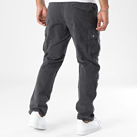 KZR - Pantalones Cargo Gris Carbón