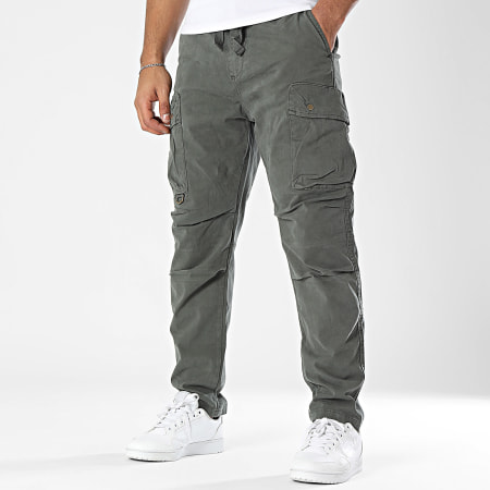 KZR - Pantalón cargo verde caqui