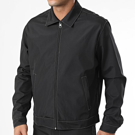 KZR - Ensemble Veste Zippée Et Pantalon Noir