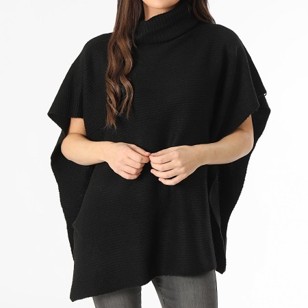 Only - Poncho Col Roulé Femme Lovisa Noir