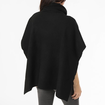 Only - Poncho Col Roulé Femme Lovisa Noir