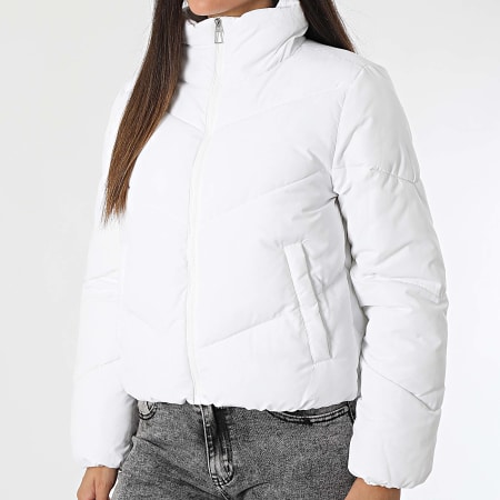 Only - Doudoune Femme Maggi Life Blanc