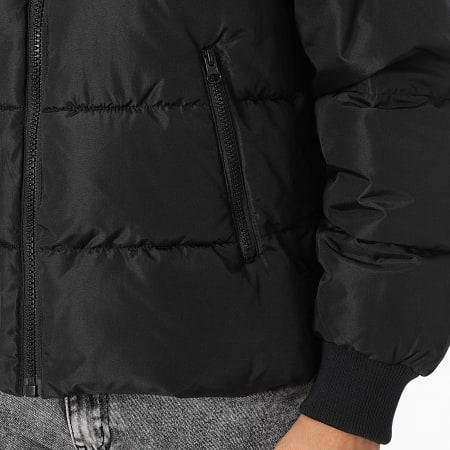 Only - Doudoune Capuche Femme Viskas Life Noir