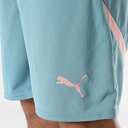 Puma - Short Jogging Manchester City FC Replica 775114 Bleu Clair