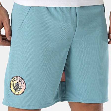 Puma - Short Jogging Manchester City FC Replica 775114 Bleu Clair