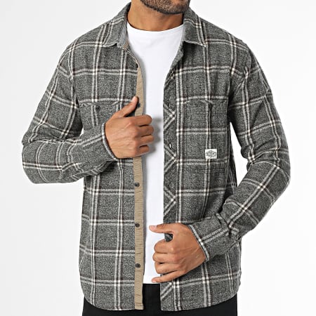 Teddy Smith - Surchemise C-Trent 10716621D Gris Anthracite Chiné