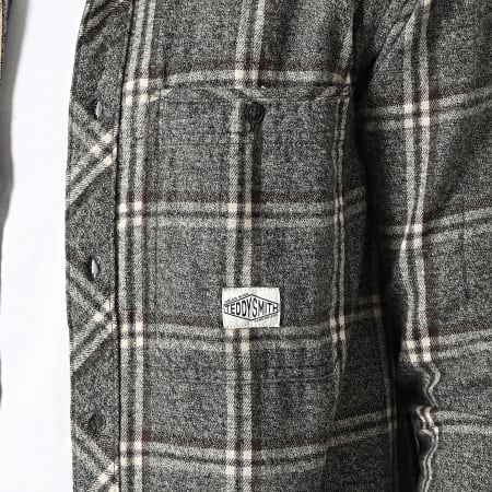 Teddy Smith - Surchemise C-Trent 10716621D Gris Anthracite Chiné