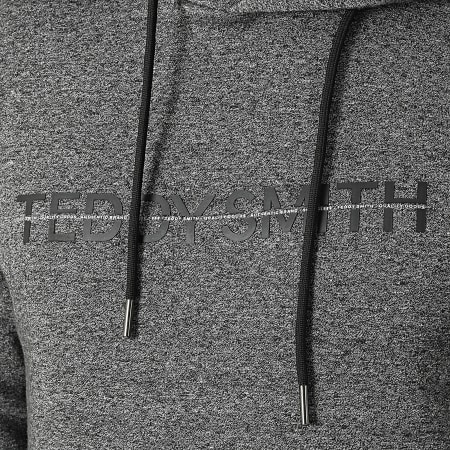Teddy Smith - Sweat Capuche Osborn 10717000D Gris Anthracite Chiné