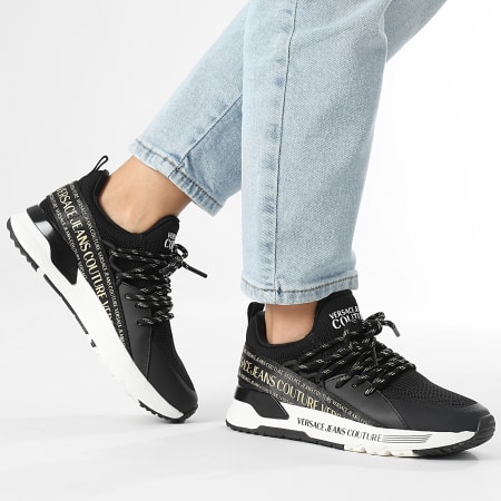 Versace Jeans Couture - Baskets Femme Fondo Dynamic 77VA3SA8-ZS908 Black Gold