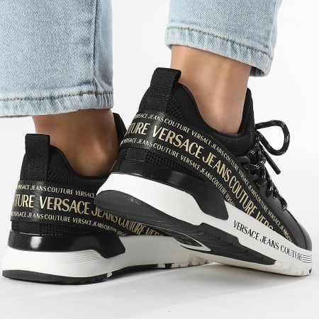 Versace Jeans Couture - Baskets Femme Fondo Dynamic 77VA3SA8-ZS908 Black Gold