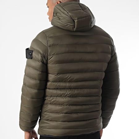 Zayne Paris  - Doudoune Capuche Vert Kaki