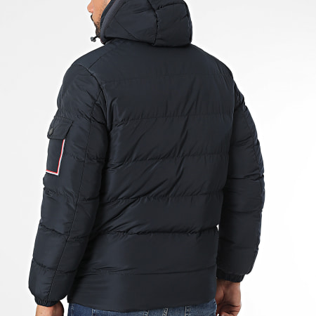 Zayne Paris  - Doudoune Capuche Bleu Marine