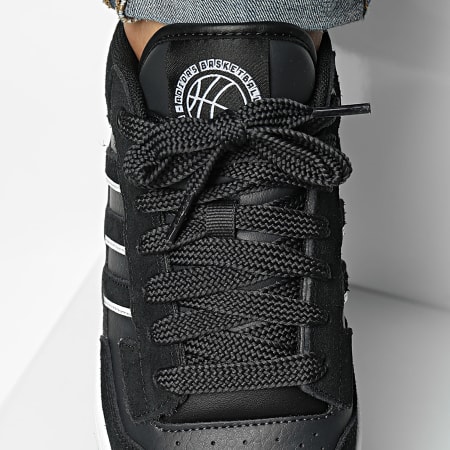 Adidas Sportswear - Baskets Rapid Court Low JP5247 Core Black Carbon Footwear White