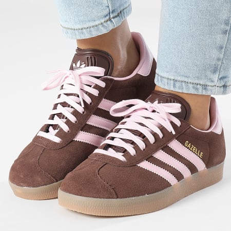 【adidas】GAZELLE AUBURN CLEAR PINK ◆ JH5666 New Adidas Gazelle Suede Shoes - Auburn / Clear Pink (JH5666