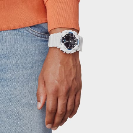 G-Shock - G-Shock GA-100B-7AER Reloj Blanco
