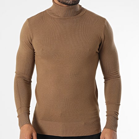 Classic Series - Suéter de Cuello Alto 663 Marrón