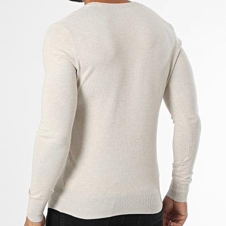 Classic Series - Pull Col V Beige