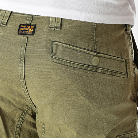 G-Star - Pantalon Cargo Regular Core D24309-D729 Vert Kaki
