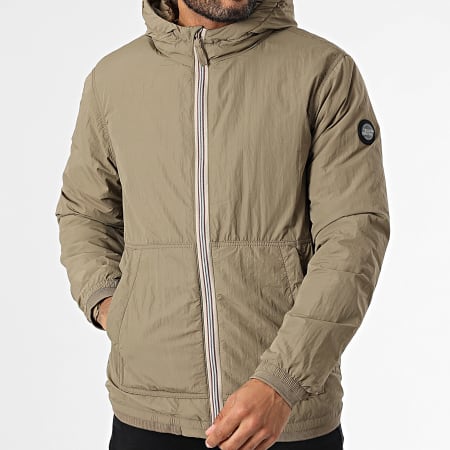 Teddy Smith - Abrigo con capucha Hort 12017068D Beige