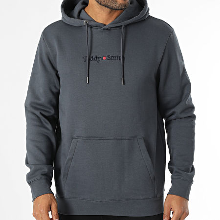Teddy Smith - Sweat Capuche Jim 10816997D Gris Anthracite