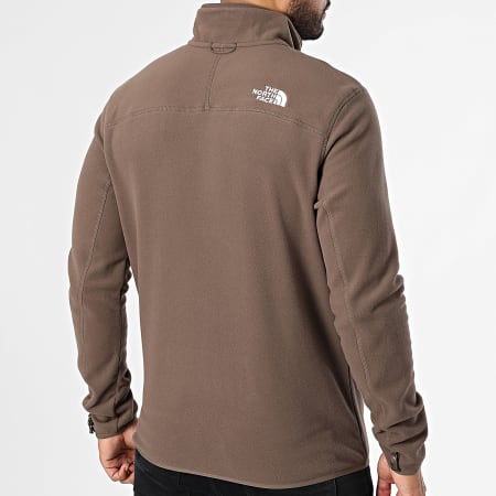 The North Face Veste Polaire Zippée Glacier A855X Marron
