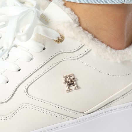 Tommy Hilfiger - Baskets Femme Essential Platform 8349 Ancient White