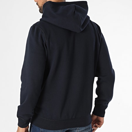 Tommy Hilfiger - Sweat Zippé Capuche Essential 7234 Bleu Marine