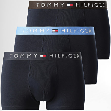 Tommy Hilfiger - Lot De 3 Boxers Trunk 3181 Bleu Marine