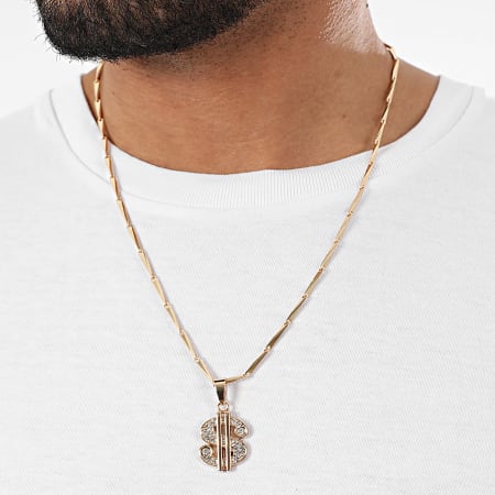 Urban Classics - Collar TB4047 Oro