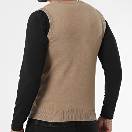 Classic Series - Chaleco sin mangas beige oscuro