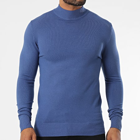 Classic Series - Jersey Cuello Chimenea 665 Azul Rey