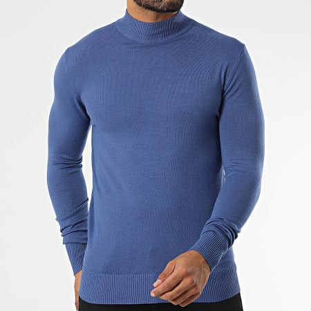 Classic Series - Jersey Cuello Chimenea 665 Azul Rey
