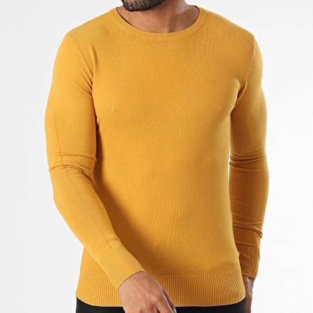 Classic Series - Pull Jaune Moutarde