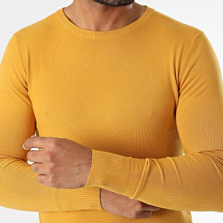 Classic Series - Pull Jaune Moutarde