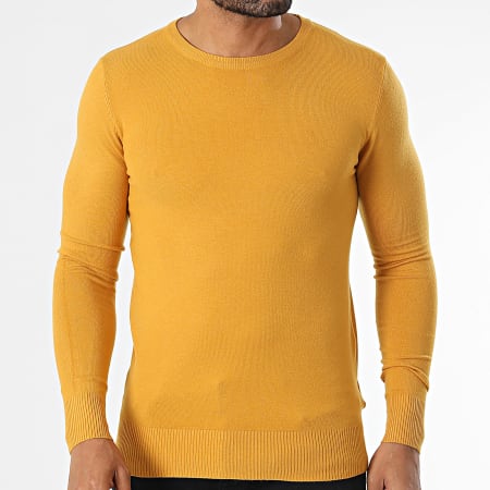 Classic Series - Pull Jaune Moutarde