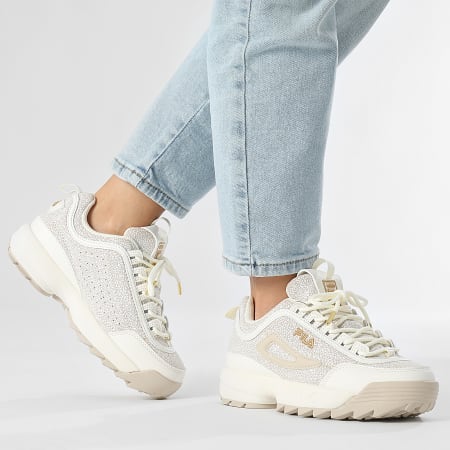 Fila - Disruptor Zapatillas Mujer FFW0467 Marshmallow