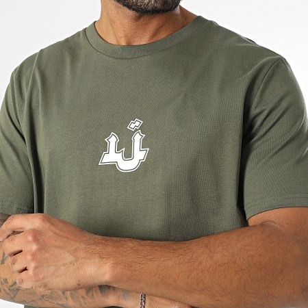 Mougli x La Jungle - Tee Shirt Oversize Logo Green Khaki White